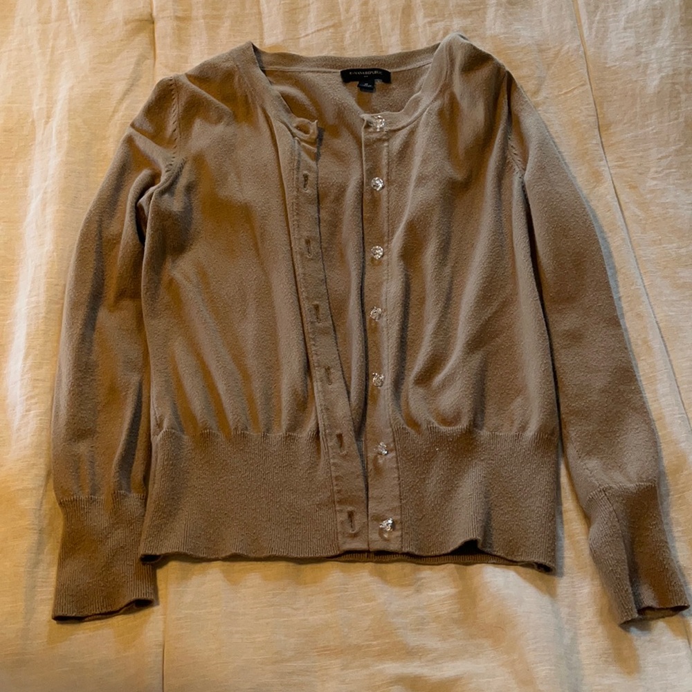 Banana Republic cardigan with decorative buttons